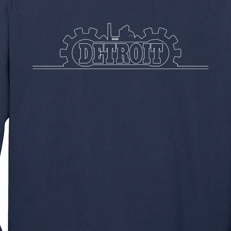 Detroit Gears Skyline Long Sleeve Shirt