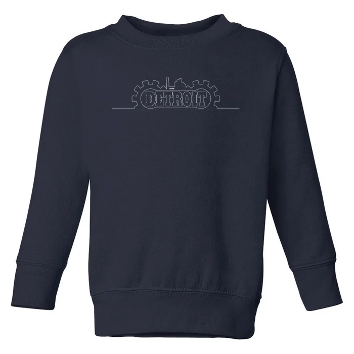 Detroit Gears Skyline Toddler Sweatshirt