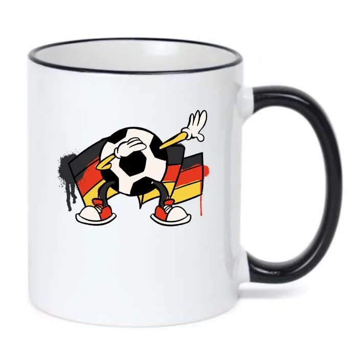 Dabbing Germany Soccer Ball Black Color Changing Mug