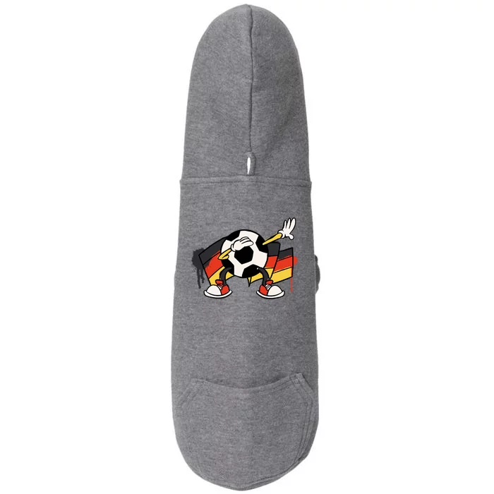 Dabbing Germany Soccer Ball Doggie 3-End Fleece Hoodie