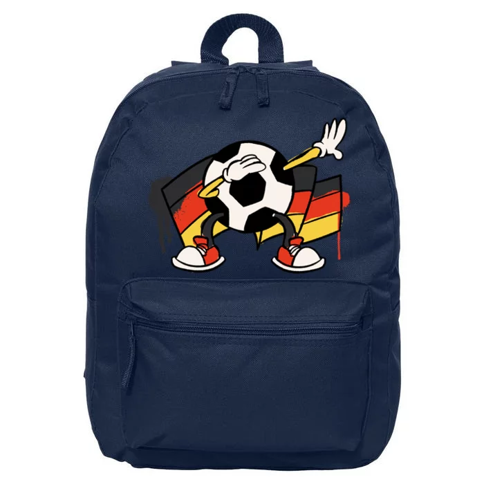 Dabbing Germany Soccer Ball 16 in Basic Backpack