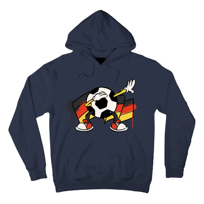 Dabbing Germany Soccer Ball Tall Hoodie