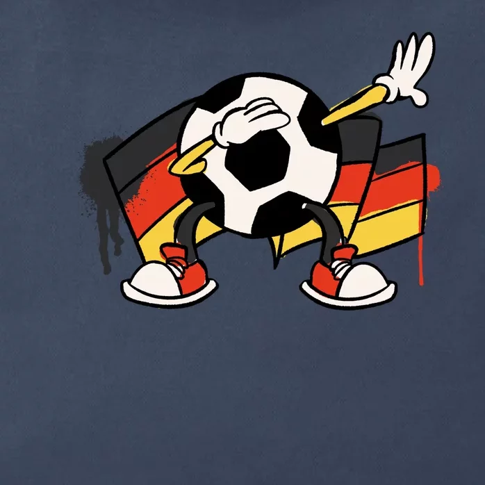 Dabbing Germany Soccer Ball Zip Tote Bag