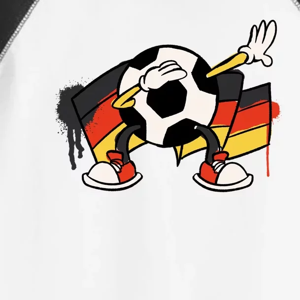 Dabbing Germany Soccer Ball Toddler Fine Jersey T-Shirt