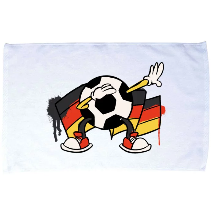 Dabbing Germany Soccer Ball Microfiber Hand Towel