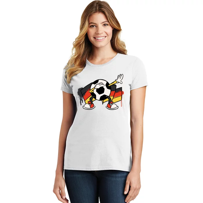 Dabbing Germany Soccer Ball Women's T-Shirt