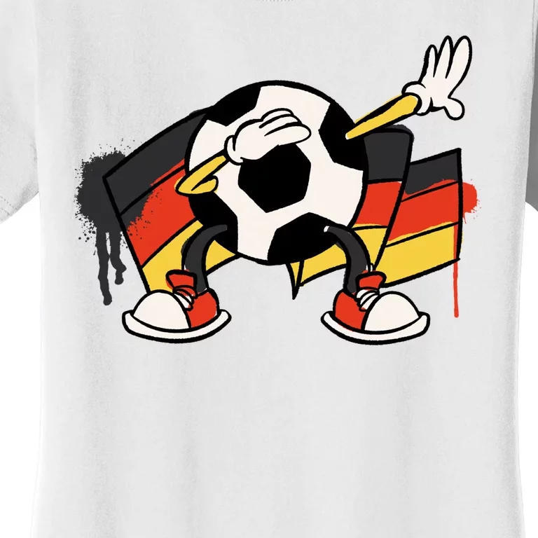 Dabbing Germany Soccer Ball Women's T-Shirt