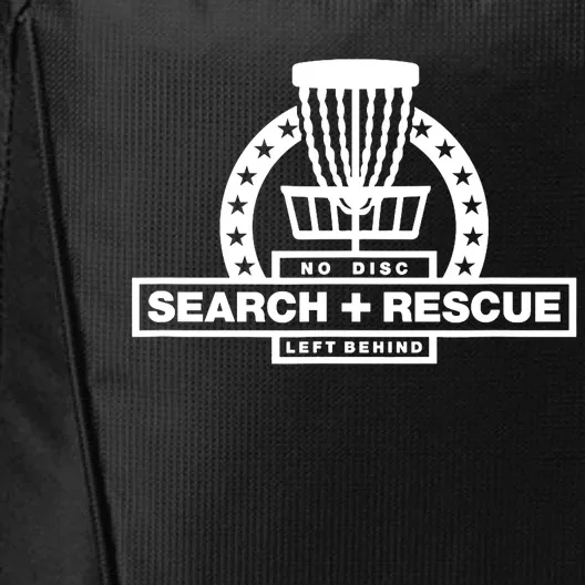 Disc Golf Search and Rescue, Disc Golf Gift, Funny Disc Golf City Backpack