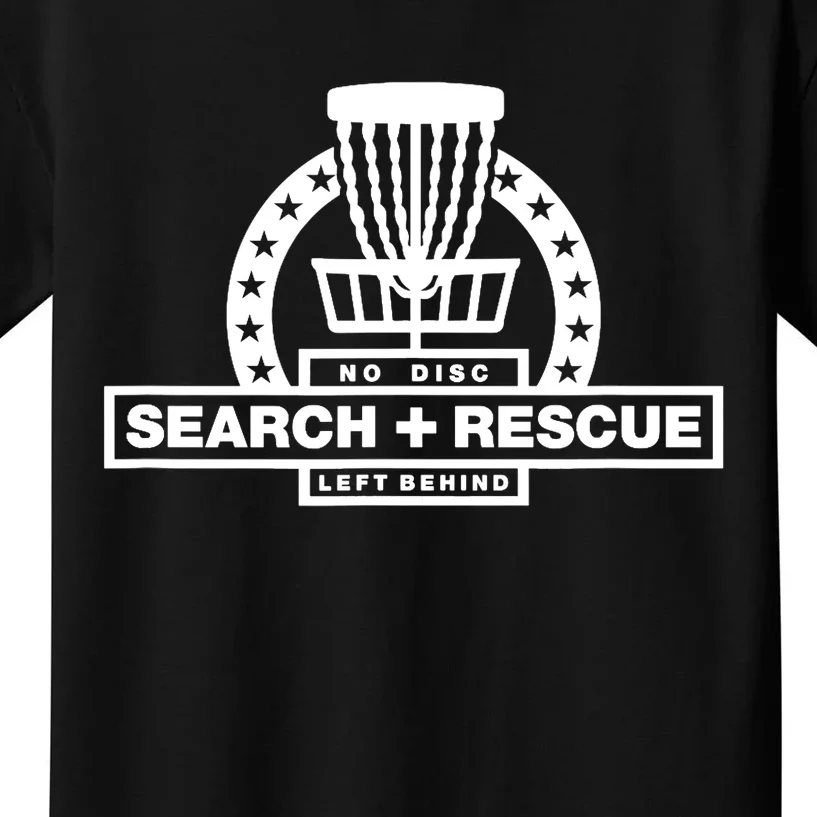 Disc Golf Search and Rescue, Disc Golf Gift, Funny Disc Golf Kids T-Shirt