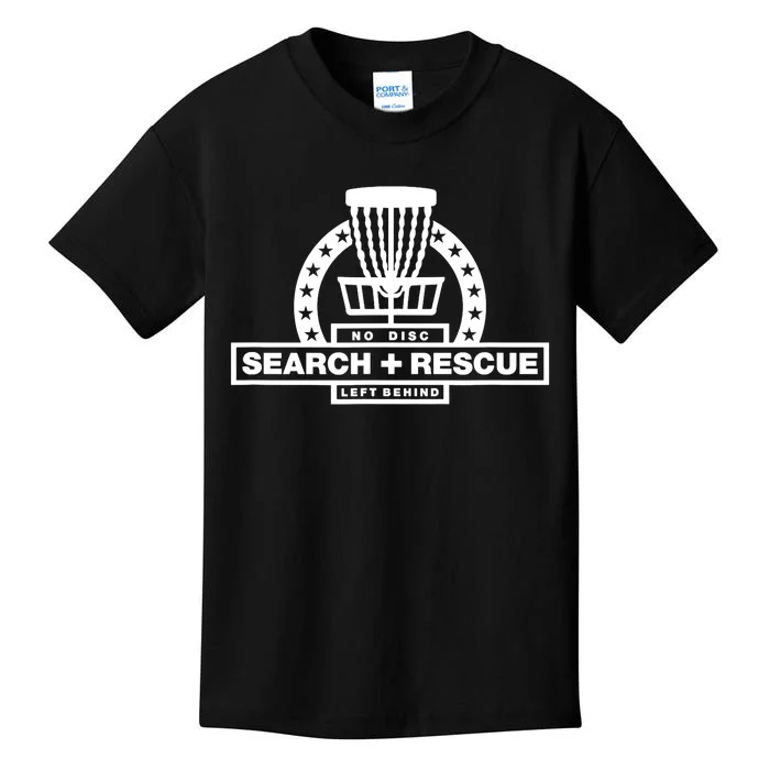 Disc Golf Search and Rescue, Disc Golf Gift, Funny Disc Golf Kids T-Shirt