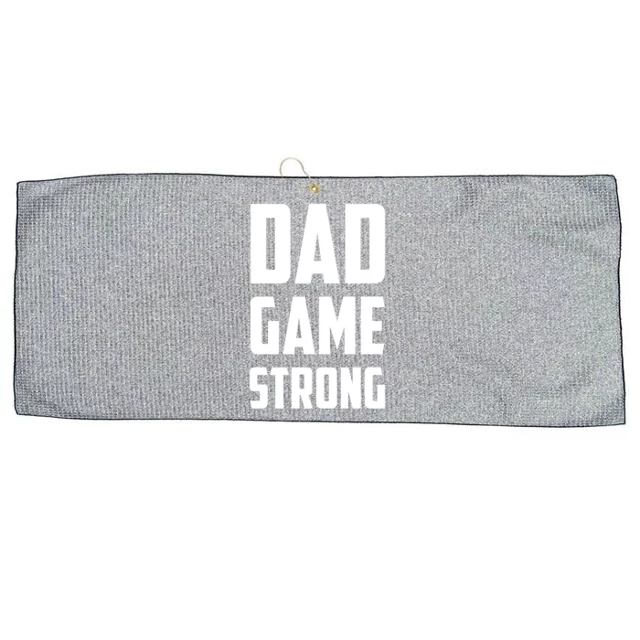 Dad Game Strong Gift Large Microfiber Waffle Golf Towel