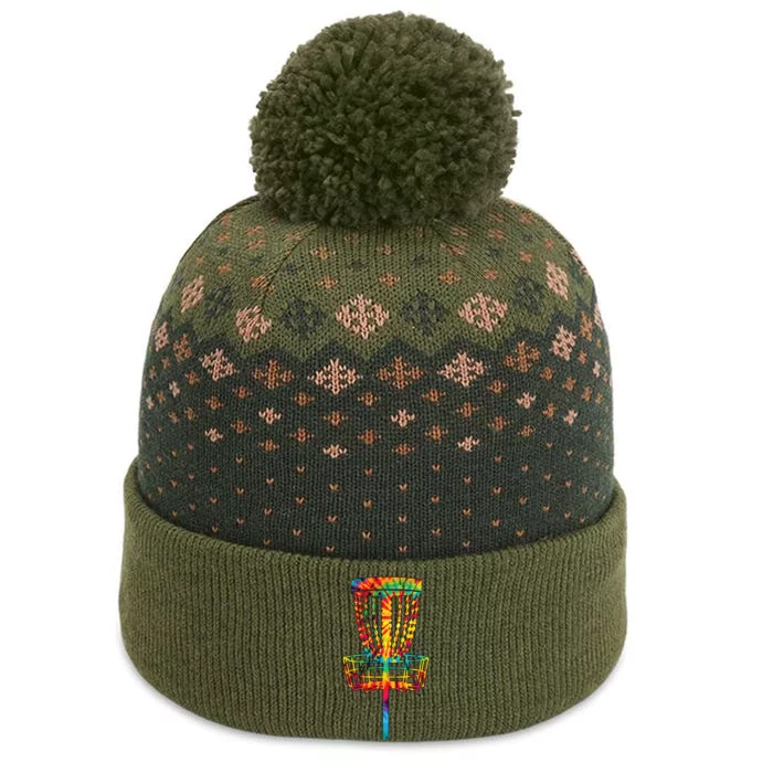 Disc Golf Sunset Guitar Guitarist Player Golfing Golfer Xmas The Baniff Cuffed Pom Beanie