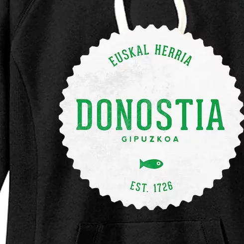 Donostia Gipuzkoa San Sebastian Euskal Herria Basque Country Women's Fleece Hoodie