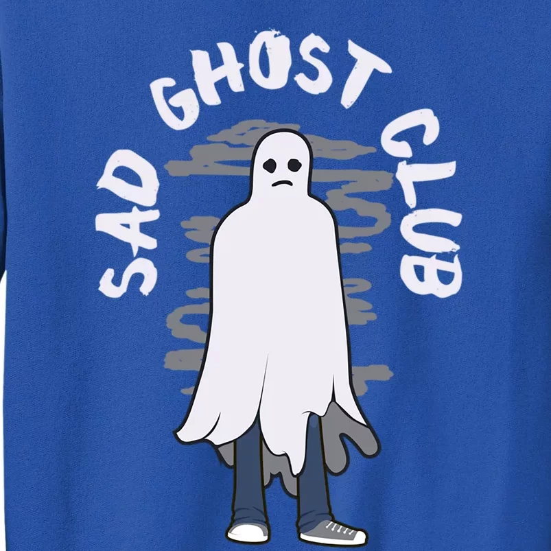 Depressed Ghost Sad Ghost Club Gift Design Idea Funny Gift Tall Sweatshirt