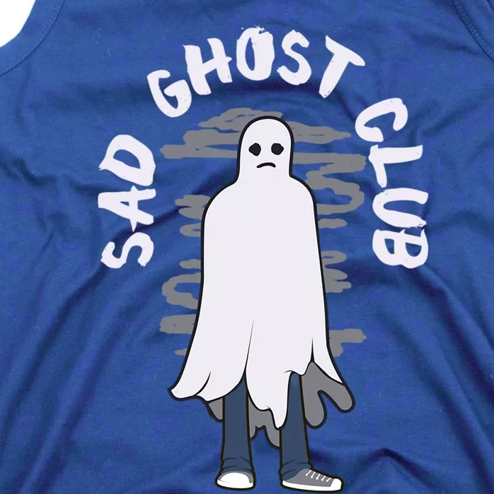 Depressed Ghost Sad Ghost Club Gift Design Idea Funny Gift Tank Top