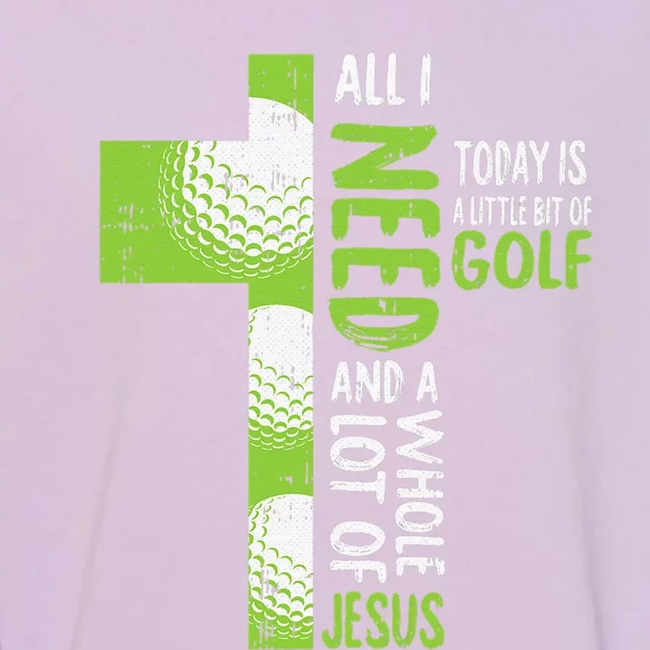 Disc Golf Shirt What Would Jesus Throw Frisbee Golf Garment-Dyed Sweatshirt