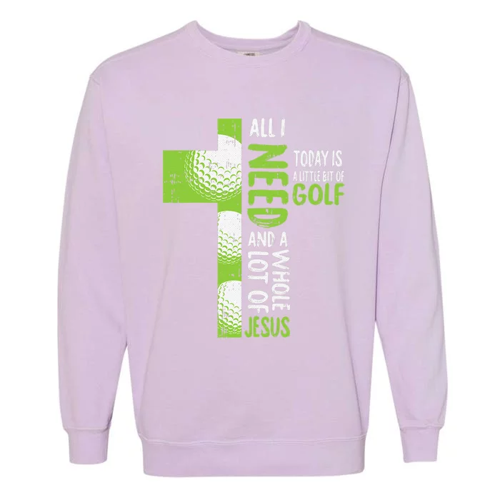 Disc Golf Shirt What Would Jesus Throw Frisbee Golf Garment-Dyed Sweatshirt