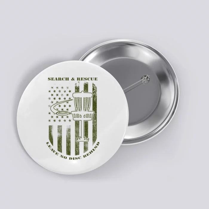 Disc Golf Search & Rescue Leave No Disc Behind Green Button