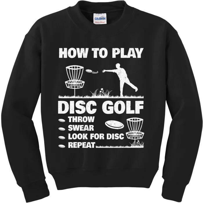 Disc Golf Tournament Player Best Disc Golf Kids Sweatshirt