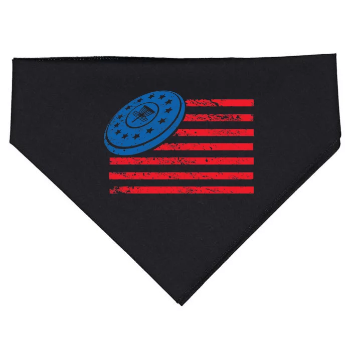 Disc Golf T USA Flag Disc Golf USA-Made Doggie Bandana