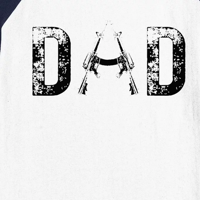 Dad GiftsDAD Tee Military Dad Hunting Dad Father's Day Baseball Sleeve Shirt