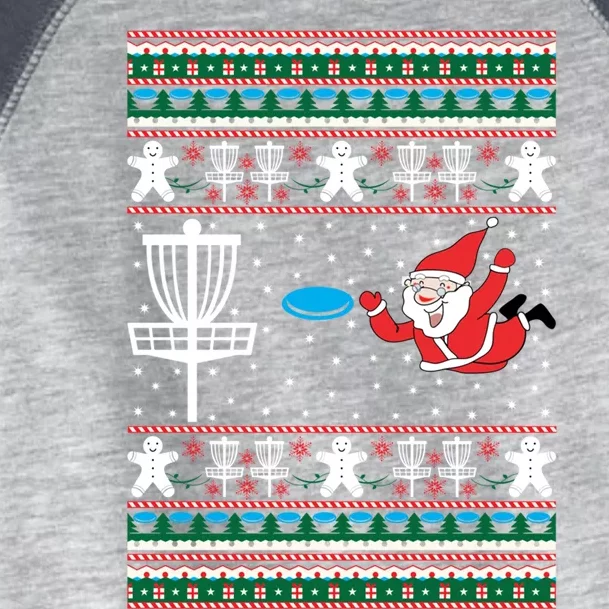 Disc Golf Ugly Christmas Merry Discmas Holiday Xmas Gift Cool Gift Toddler Fine Jersey T-Shirt