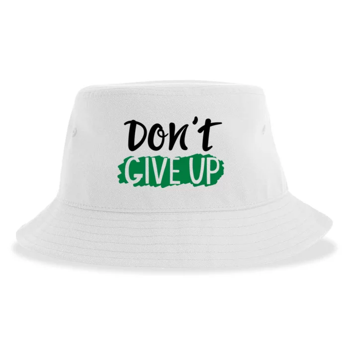 Don't Give Up Mental Health Awareness Sustainable Bucket Hat