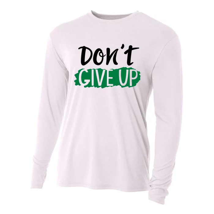 Don't Give Up Mental Health Awareness Cooling Performance Long Sleeve Crew