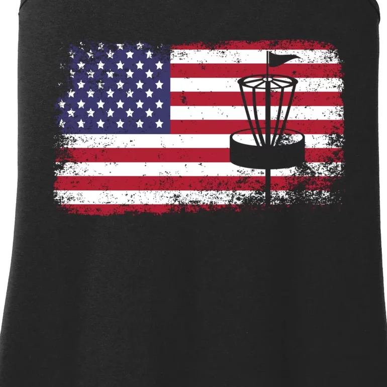 Disc Golf Usa Flag Disc Golf Ladies Essential Tank