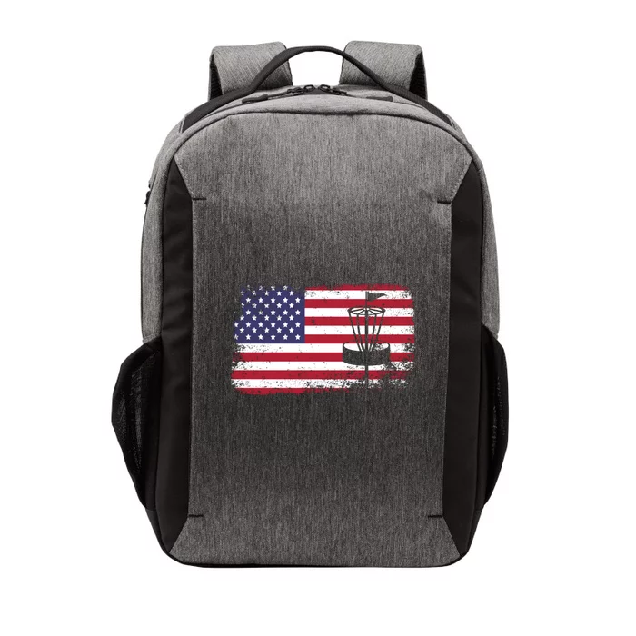 Disc Golf Usa Flag Disc Golf Vector Backpack