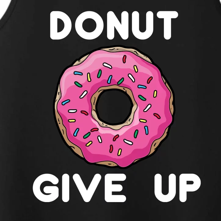 Donut Give Up Performance Tank