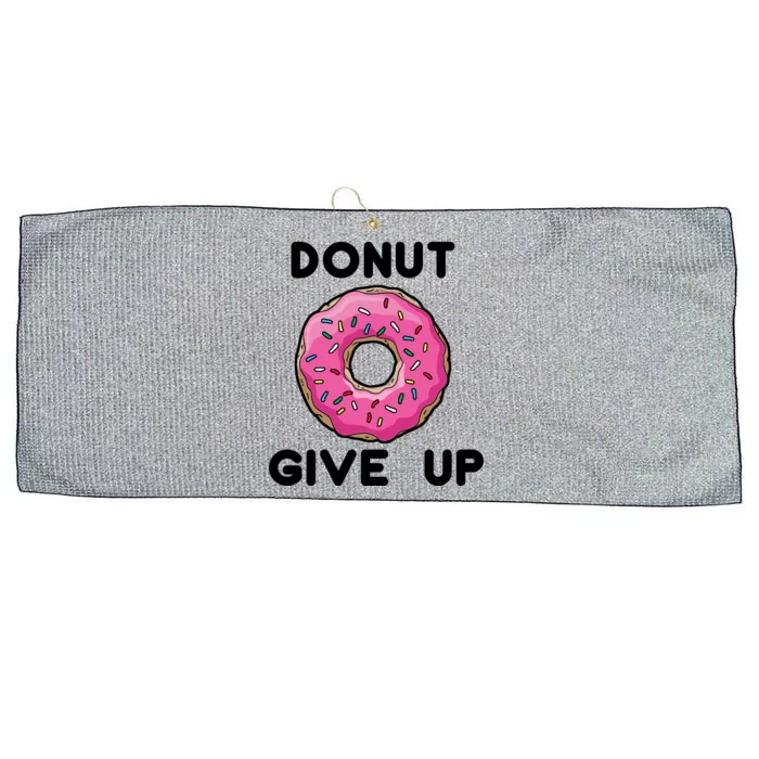 Donut Give Up Large Microfiber Waffle Golf Towel