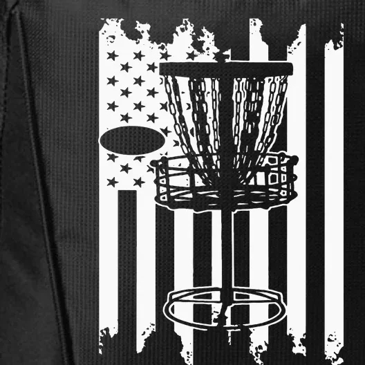 Disc Golf Usa Flag City Backpack