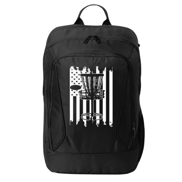 Disc Golf Usa Flag City Backpack