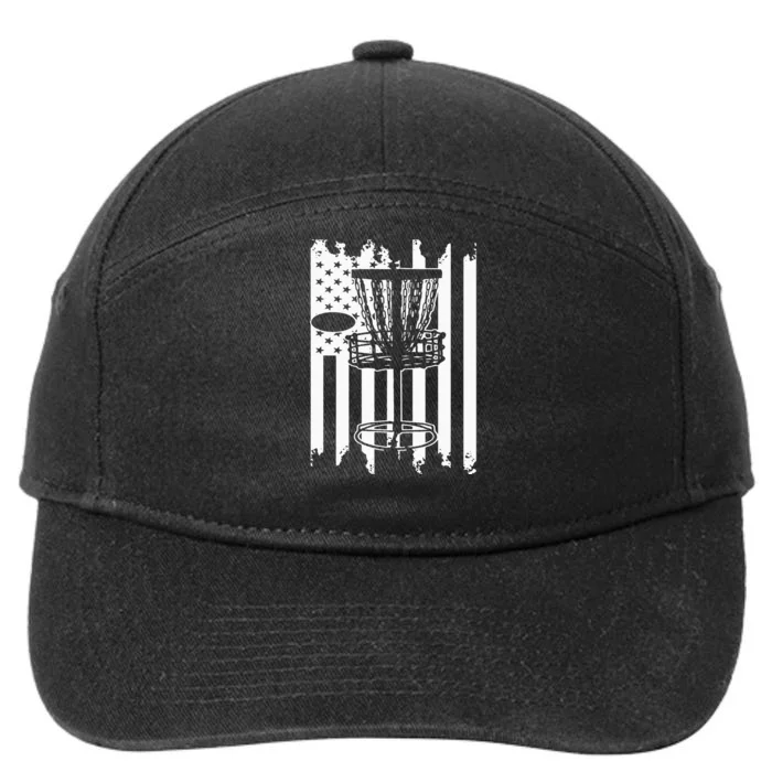 Disc Golf Usa Flag 7-Panel Snapback Hat