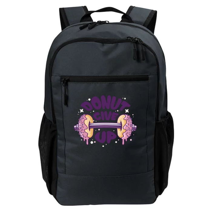 Donut Give Up Weightlifting Fitness Funny Daily Commute Backpack