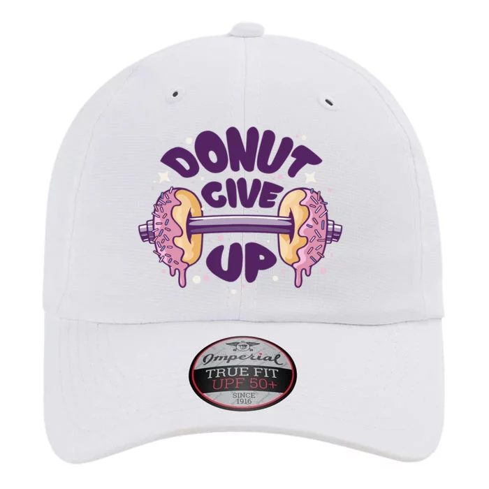 Donut Give Up Weightlifting Fitness Funny The Original Performance Cap