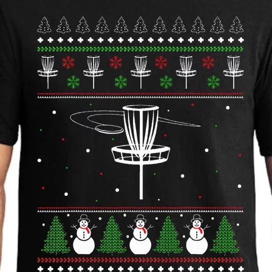 Disc Golf Ugly Christmas Sweater Pajama Gifts Pajama Set