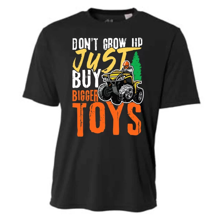 Don't Grow Up Just Buy Bigger Toys for a Quatbiker Premium Cooling Performance Crew T-Shirt