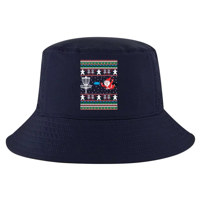 Disc Golf Ugly Christmas Merry Discmas Holiday Xmas Gift Cool Gift Cool Comfort Performance Bucket Hat