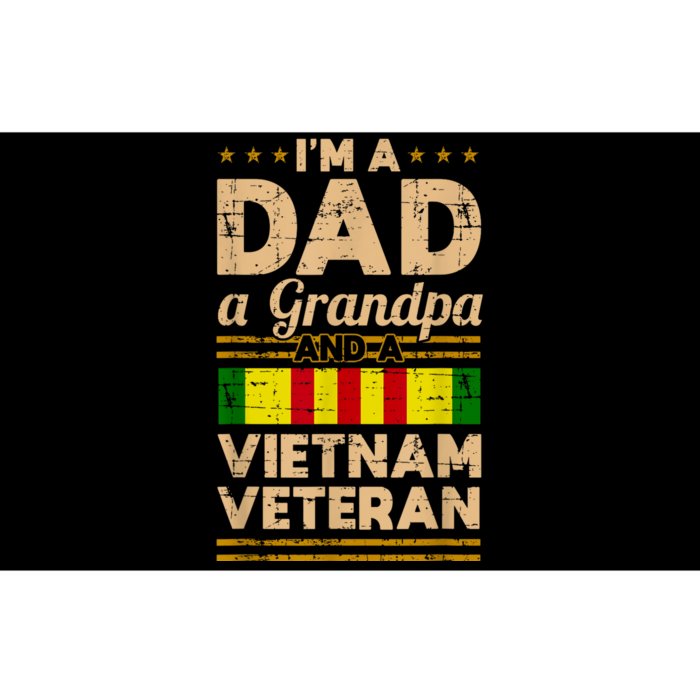 Dad Grandpa Vietnam Veteran Vintage Bumper Sticker