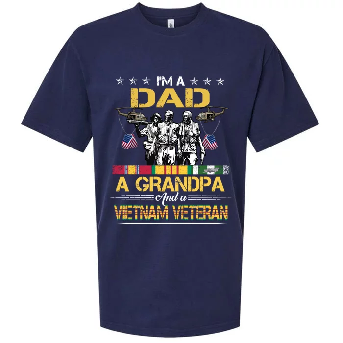 Dad Grandpa Vietnam Veteran Vintage Gift Military 'S Gift Sueded Cloud Jersey T-Shirt