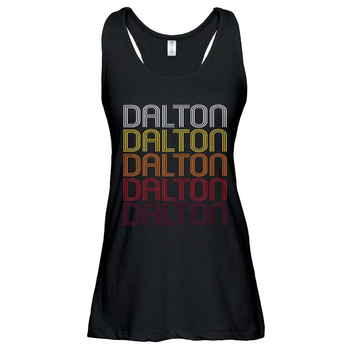 Dalton Ga Vintage Style Georgia Ladies Essential Flowy Tank