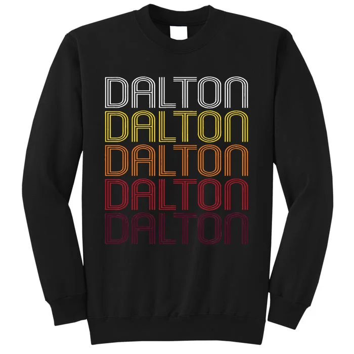 Dalton Ga Vintage Style Georgia Tall Sweatshirt