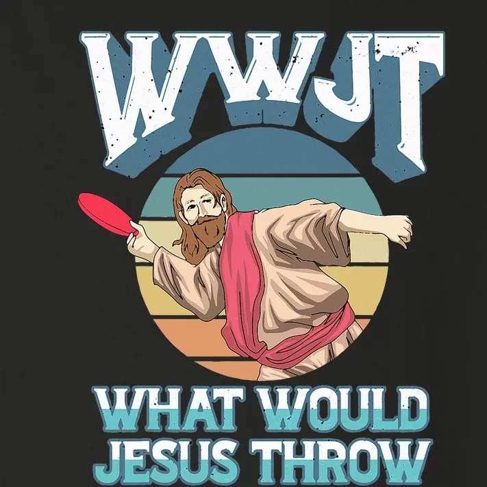 Disc Golf Wwjt What Would Jesus Throw Frisbee Golf Christian Toddler Long Sleeve Shirt