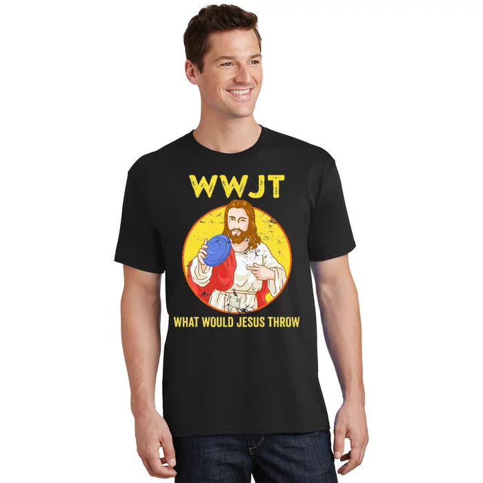 Disc Golf What Would Jesus Throw Frisbee Golf T-Shirt