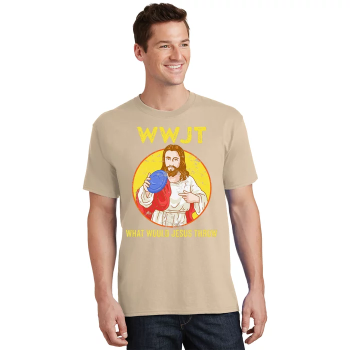 Disc Golf What Would Jesus Throw Frisbee Golf T-Shirt