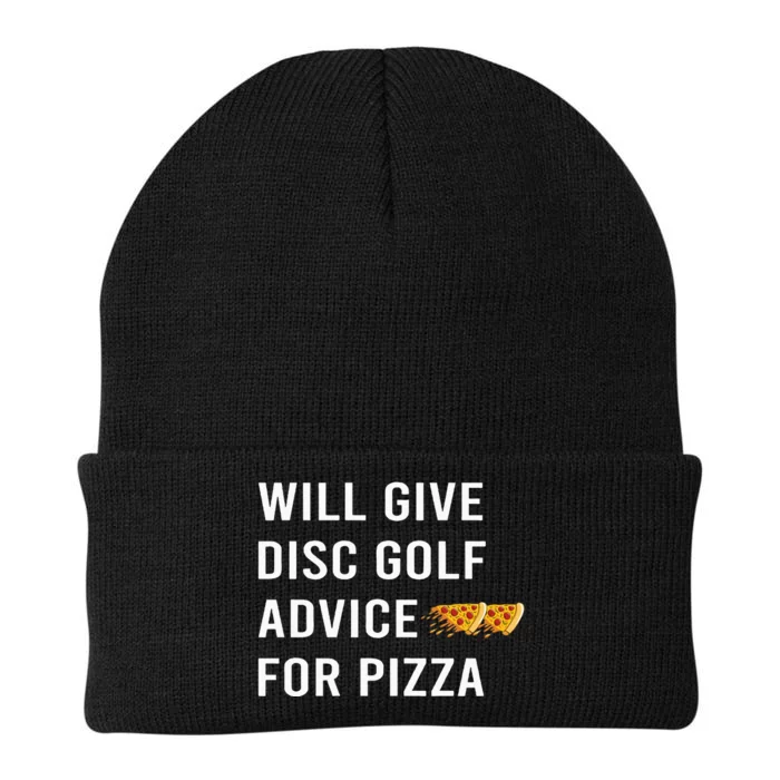 Disc Golf Will Give Advice For Pizza Knit Cap Winter Beanie