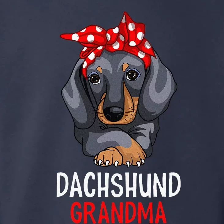 Dachshund Grandma Weenie Dog Lover Funny Weiner Dog Toddler Hoodie