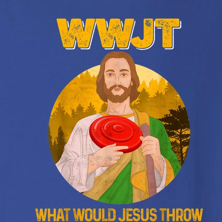 Disc Golf What Would Jesus Throw Frisbee Clothing For Men_women Toddler Long Sleeve Shirt